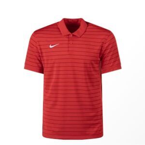 Nike Striped Polo Red Large  NWT